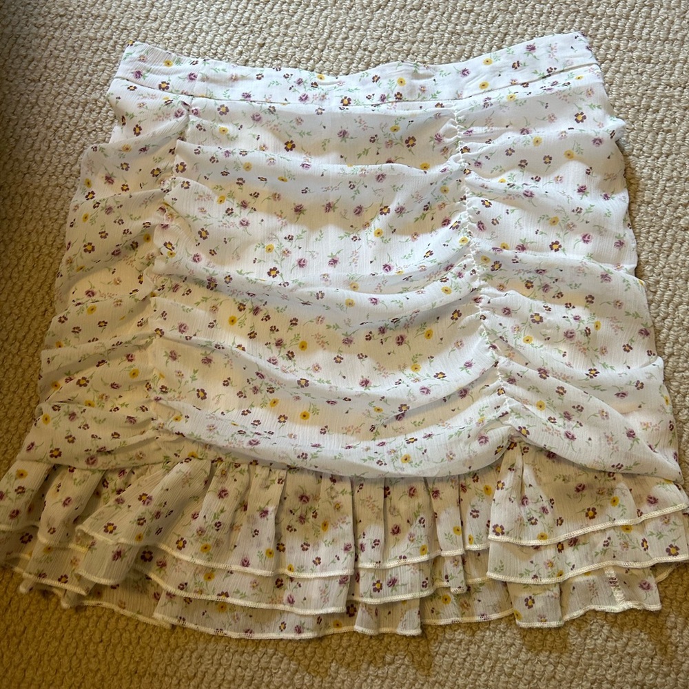 Pacsun floral skirt